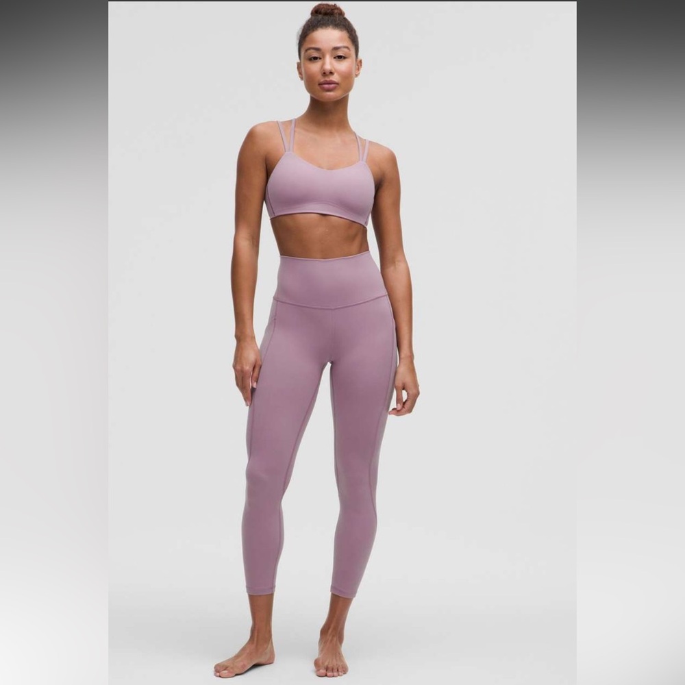 NWT!🍋🍋Lululemon Align HR Pant with Pockets 25”🍋🍋. Size 4. Color Lavender Lux. - Picture 3 of 16